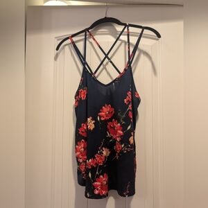 Paper Moon Flower Tank, Size Small Petite